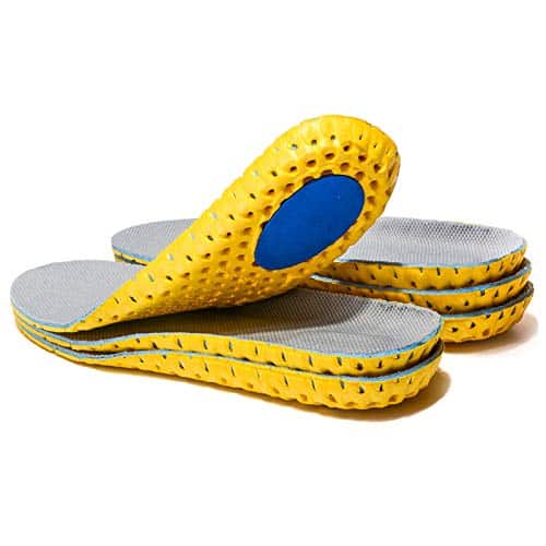 best height increase insoles - 3 Pairs Elastic Shock Absorbing Shoe Insoles