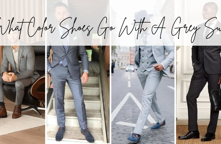 What Color Shoes Go With A Grey Suit