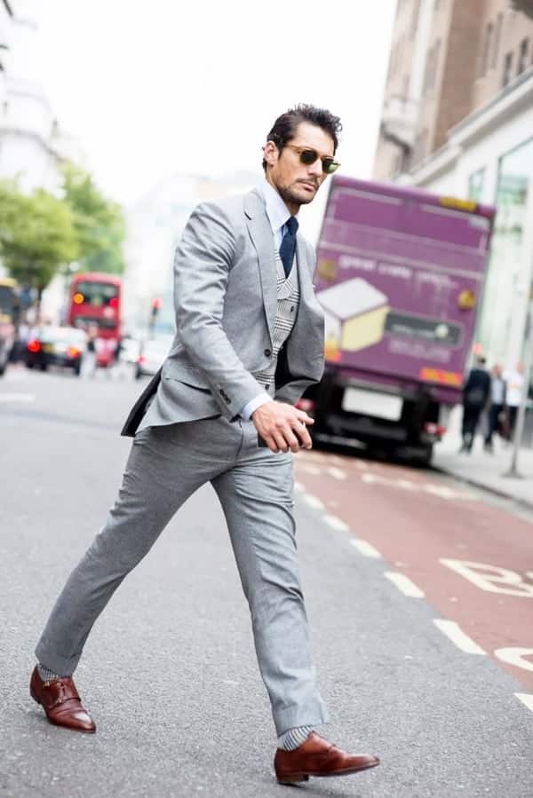 Best Brown Shoes With a Grey Suit