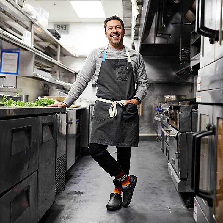 Slip-resistant Crocs for Restaurant Staff